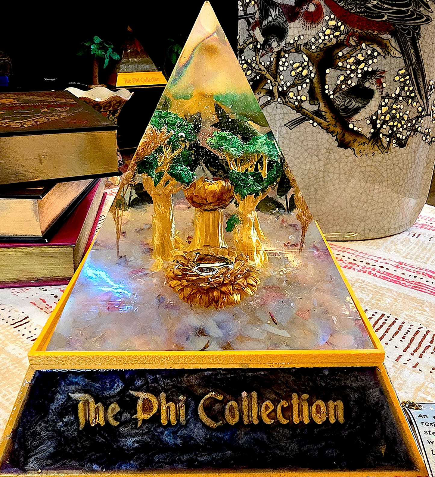 Pyramid  Lamp-Enchanted Forest