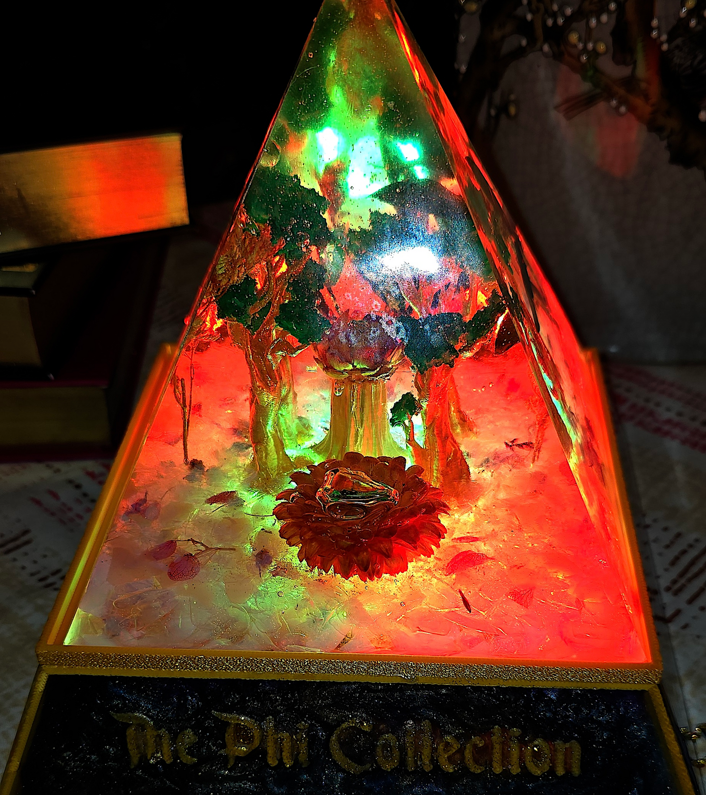 Pyramid  Lamp-Enchanted Forest