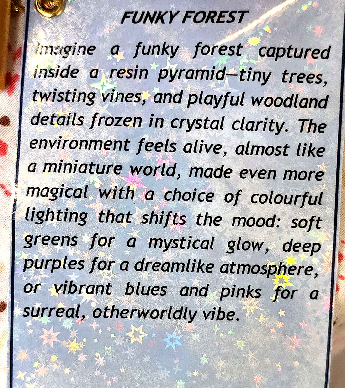 Pyramid  Lamp (Funky Forest 1)