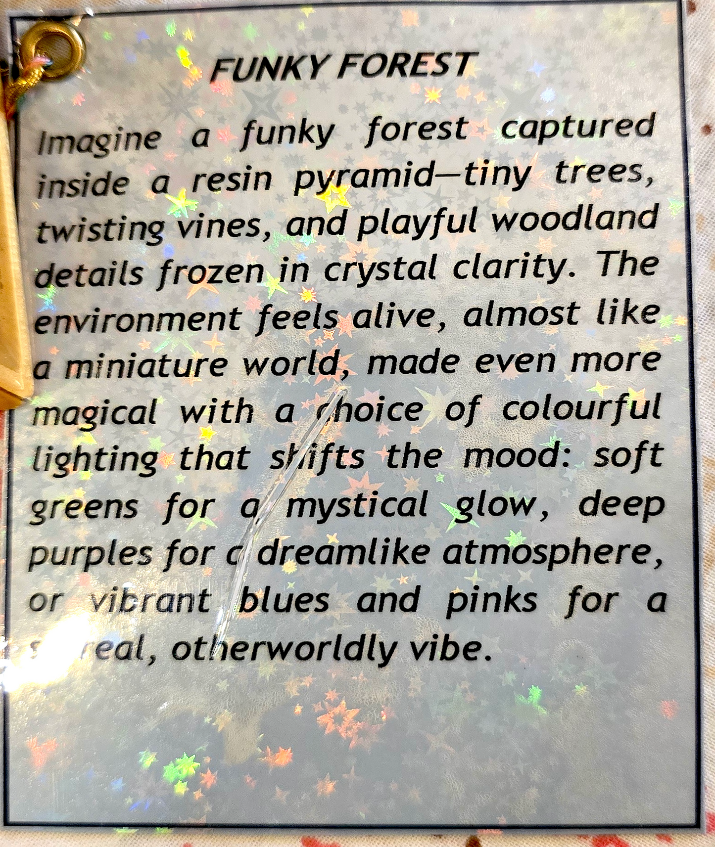 Pyramid  Lamp (Funky Forest 2)