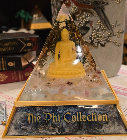 Pyramid  Lamp (Golden Buddha 2)