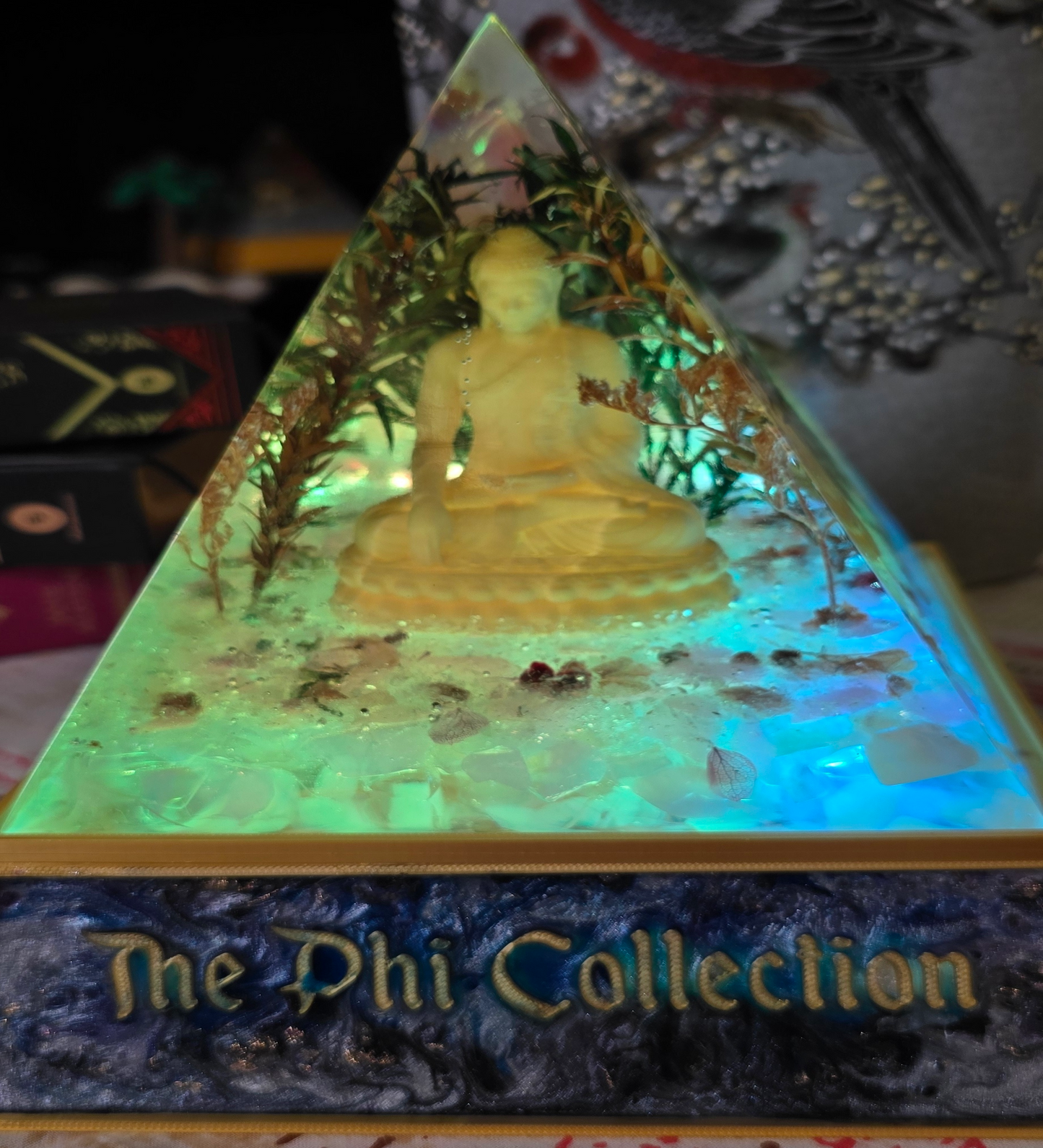 Pyramid  Lamp (Golden Buddha 2)