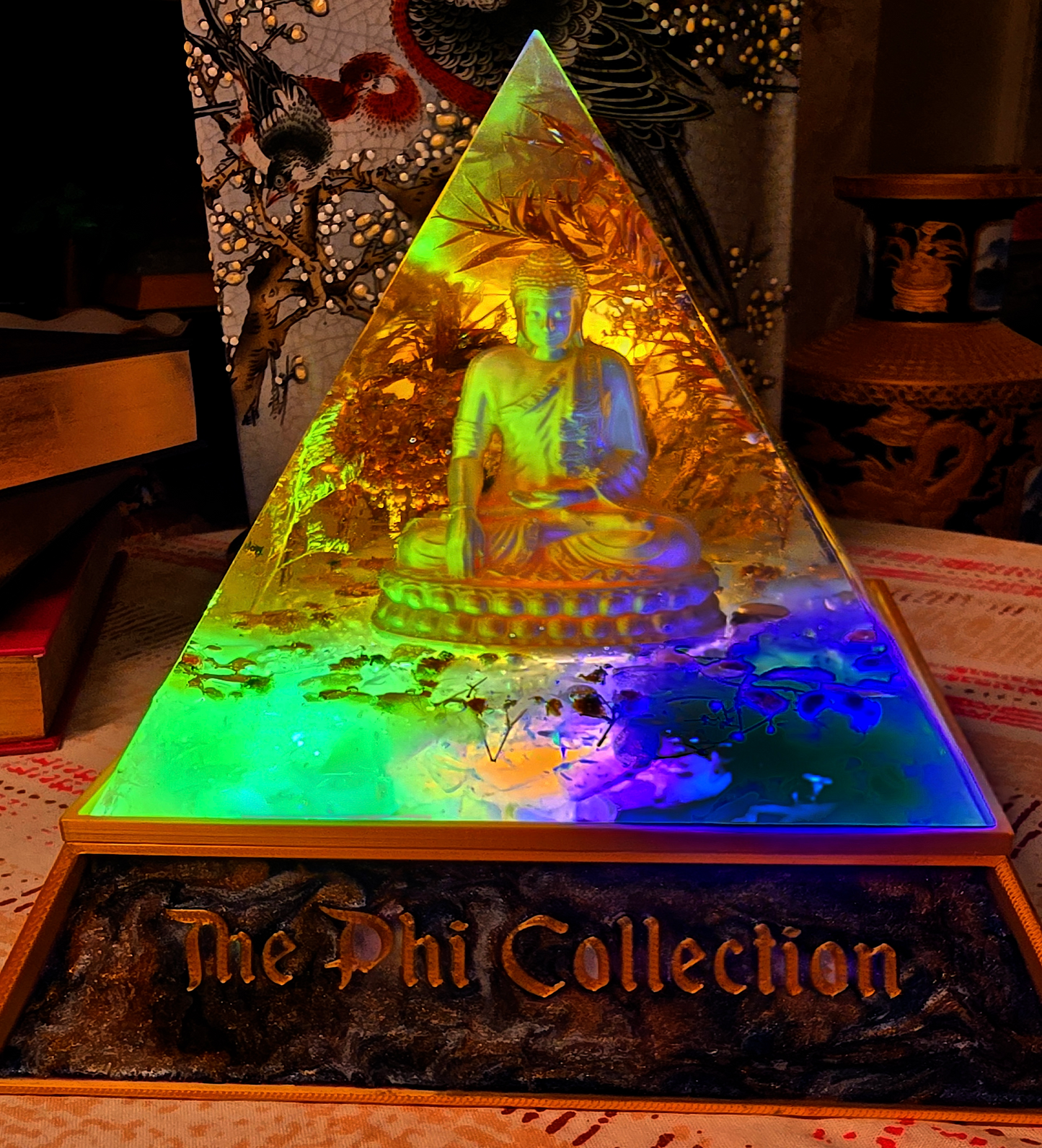 Pyramid  Lamp (Golden Buddha 1)