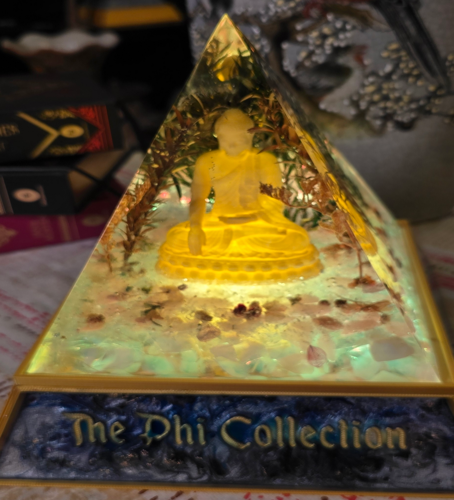 Pyramid  Lamp (Golden Buddha 2)